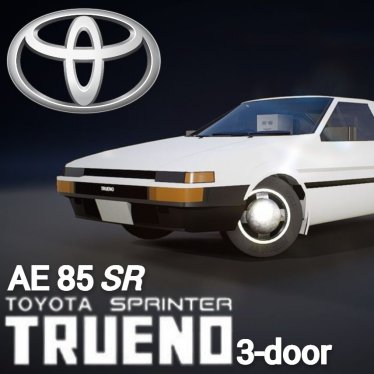 Toyota AE85 Sprinter Trueno SR (kouki)