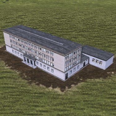 Мод "School (60s, 4-storey)" для Workers & Resources: Soviet Republic