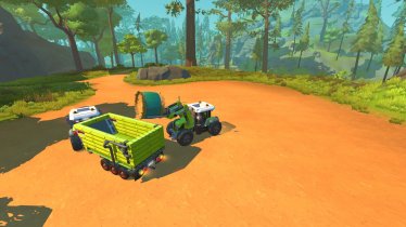 Мод "Claas Arion front loader" для Scrap Mechanic 2