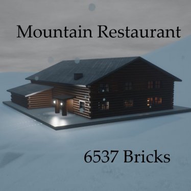 Мод "Mountain Restaurant" для Brick Rigs