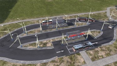 Мод "Bus/Trolley Combo Stations" для Workers & Resources: Soviet Republic 2