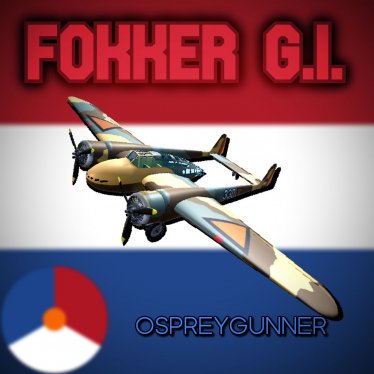 Мод «Fokker G.1.» для Ravenfield (Build 18)