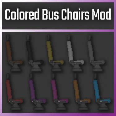 Мод "Colored Bus Chairs Mod" для People Playground
