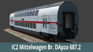 Мод «DB IC2 double-deck coaches» для Transport Fever 2 1