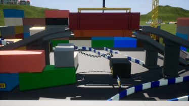 Мод "Container Yard Race Track" для Brick Rigs 0