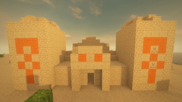 Мод "Minecraft Desert Village" для Teardown 2