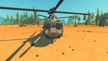 Мод "CH-47 CHINOOK" для Scrap Mechanic 2