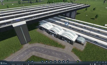 Мод «Modular elevated station for passengers» для Transport Fever 2 0