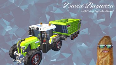 Мод "Claas Arion tractor " для Scrap Mechanic