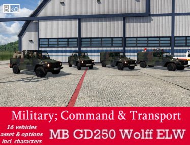 Мод "MB GD250 Wolff ELW" для Transport Fever 2 2