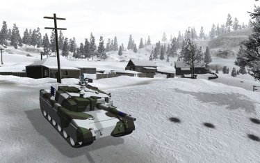 Карта «Wooded Hills - Snow» для Ravenfield (Build 21) 3