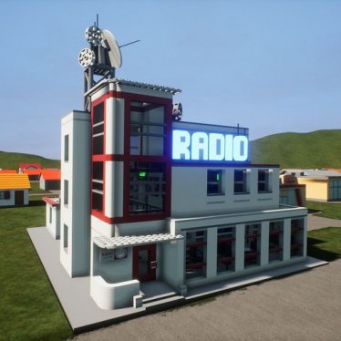Мод "Radio Station Bricksville" для Brick Rigs