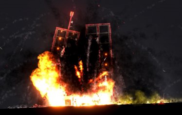 Мод "Realistic Destructible Skyscraper V5" для People Playground 2