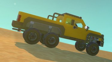 Мод "Ford hennessey 6x6" для Scrap Mechanic 1