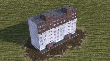 Мод "Prefabricated blocks of flats (7-11 storey)" для Workers & Resources: Soviet Republic 1