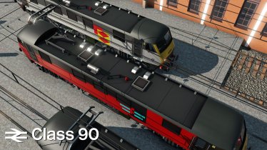 Мод «British Rail Class 90» для Transport Fever 2 0