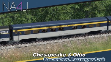 Мод «Chesapeake & Ohio P85v2 Coach Pack» для Transport Fever 2 2