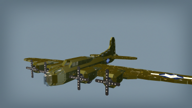 Мод "B-17 Flying Fortress" для Scrap Mechanic