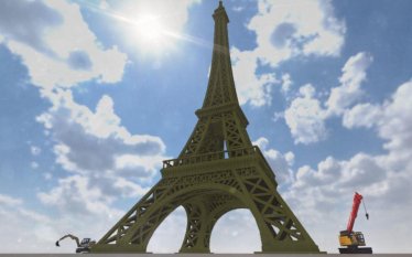 Мод "Wooden Eiffel Tower" для Teardown 2