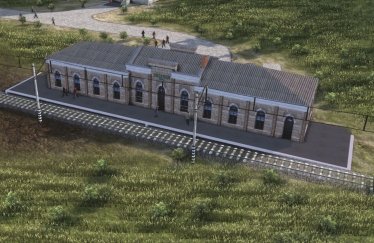 Мод "Rail station PACK" для Workers & Resources: Soviet Republic 3