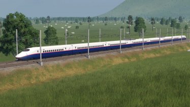 Мод «Shinkansen E2 series» для Transport Fever 2 0