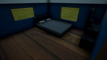 Мод "Open Concept Single Floor Bungalow With Garage" для Brick Rigs 0
