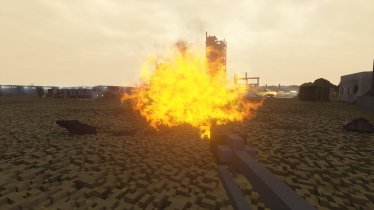 Мод "Flamethrower 2.0" для Teardown 3