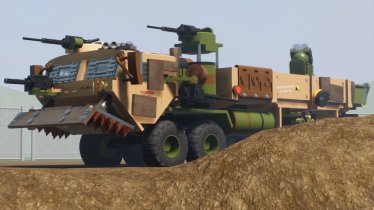 Мод "GTMV Chimera Improvised Defence Truck" для Brick Rigs 2