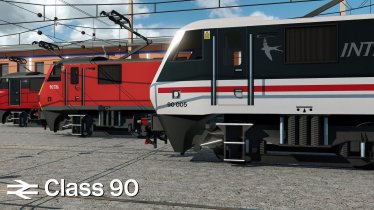 Мод «British Rail Class 90» для Transport Fever 2 2