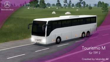 Мод «Mercedes-Benz Tourismo M (MA MB 7667)» для Transport Fever 2