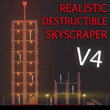 Мод "Realistic Destructible Skyscraper" для People Playground