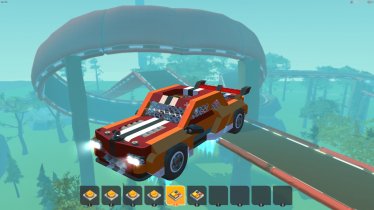 Мод "Stunt Devil - Flying stunt car" для Scrap Mechanic