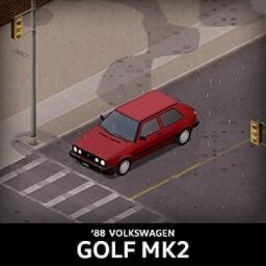 Мод "88 Volkswagen Golf Mk2" для Project Zomboid