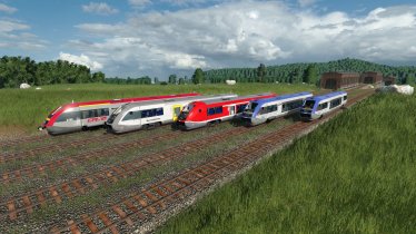 Мод «Alstom Coradia A TER» для Transport Fever 2 0