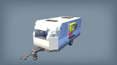 Мод "Camping Van" для Scrap Mechanic