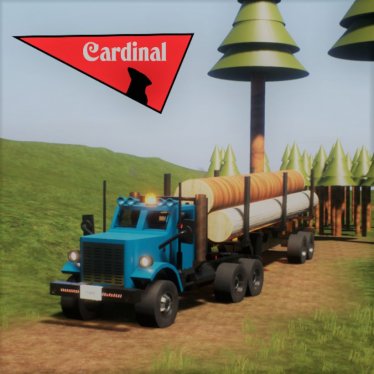 Мод "Cardinal Peak Logging Truck" для Brick Rigs