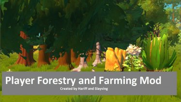 Мод "Survival Player Forestry and Farming Mod" для Scrap Mechanic