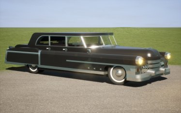 Мод "1950 Modest Timid V16 Limousine" для Brick Rigs 2