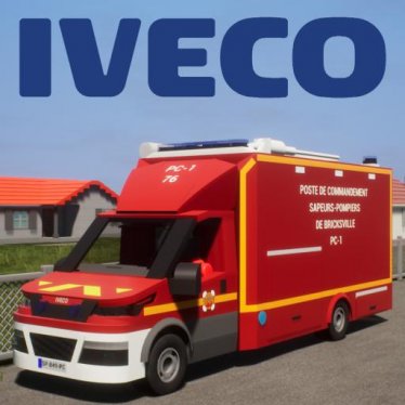 Мод "Iveco Daily VPC -fire truck-" для Brick Rigs