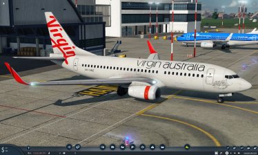 Мод «Virgin Australia Boeing 737-700» для Transport Fever 2 0