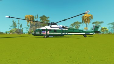 Мод "Black Hawk UH 60n PRESIDENTIAL" для Scrap Mechanic 3