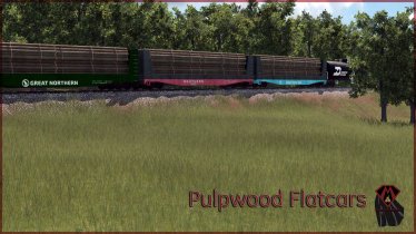 Мод «Pulpwood Flatcar» для Transport Fever 2