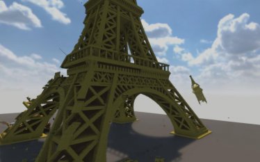 Мод "Wooden Eiffel Tower" для Teardown 0