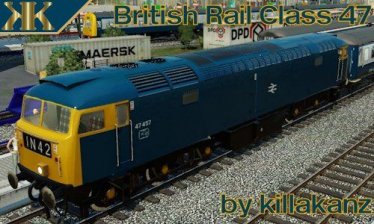 Мод «British Rail Class 47» для Transport Fever 2