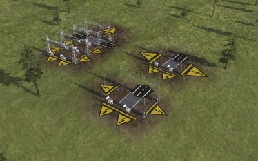 Мод "Small Transformer and 4 way Switch" для Workers & Resources: Soviet Republic 3