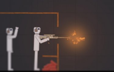 Мод "Animated Sniper Rifles+" для People Playground 1