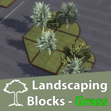 Мод "Landscaping Blocks - Grass" для Workers & Resources: Soviet Republic