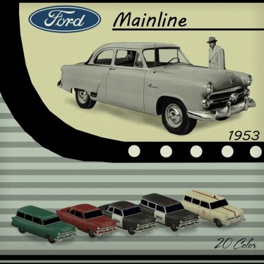 Мод "FORD Mainline (1953)" для Workers & Resources: Soviet Republic