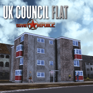 Мод "UK Council Flat" для Workers & Resources: Soviet Republic