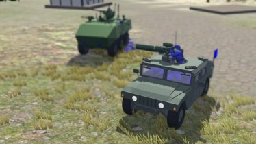Мод «Humvee Variants Woodland» для Ravenfield (Build 24)